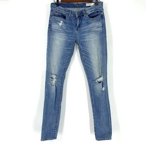 BLANKNYC Blue Distressed Skinny Classique Jeans